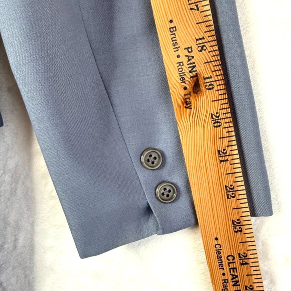 VTG Yves Saint Laurent France Horowitz Wool Blend 2 Button Suit Jacket Mens 39 - Picture 13 of 13